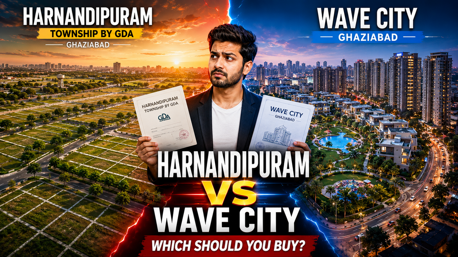 Harnandipuram vs Wave City: Which Property Should I Buy?