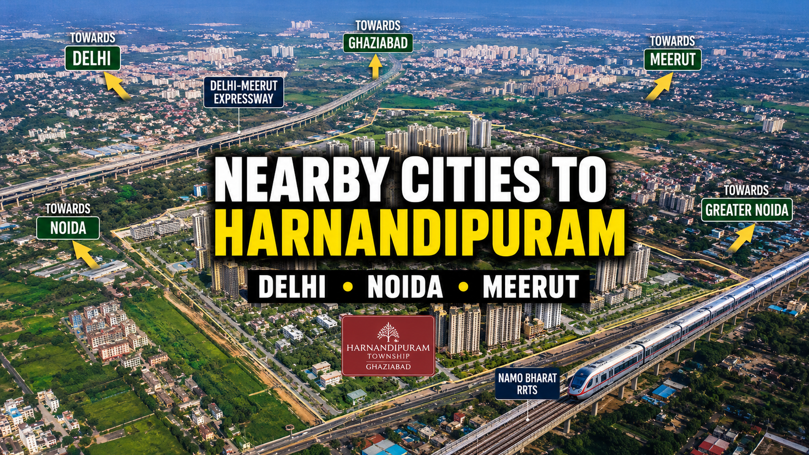 What Are the Nearby Cities to Harnandipuram? | Ghaziabad Township Connectivity