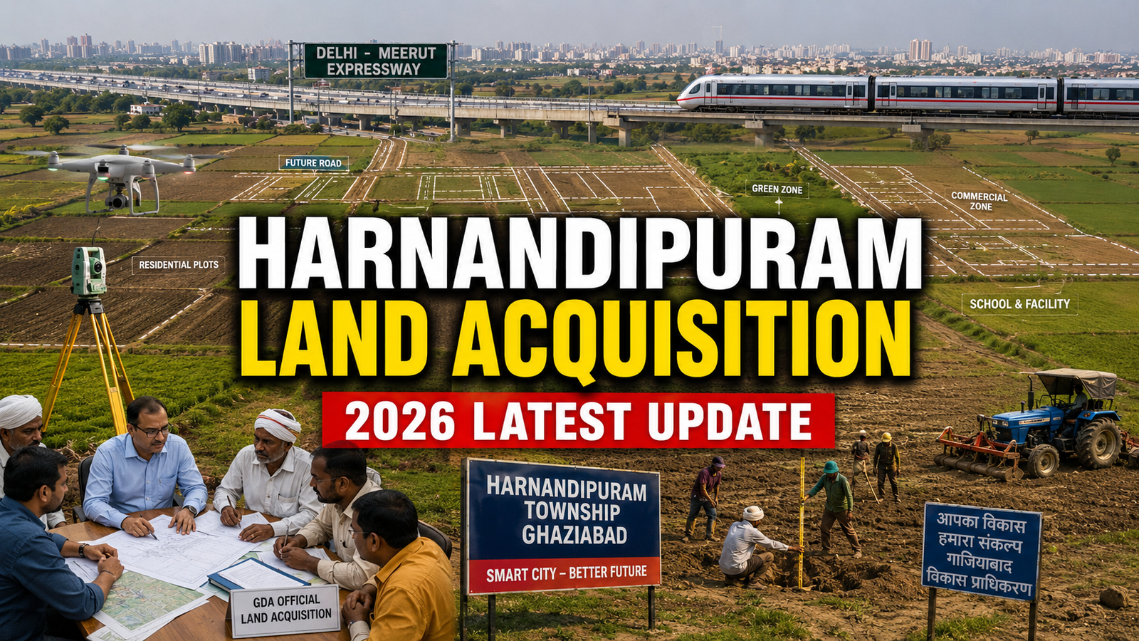 Ghaziabad Harnandipuram Township Land Acquisition: Complete Guide for Landowners and Investors