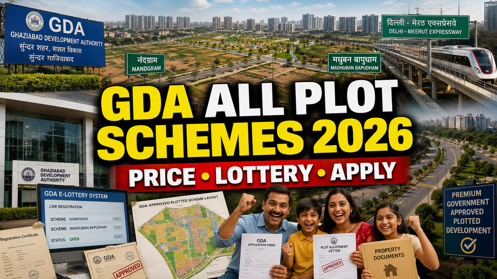 Ghaziabad Authority All Plot Scheme 2026: Complete Guide for Home Buyers & Investors