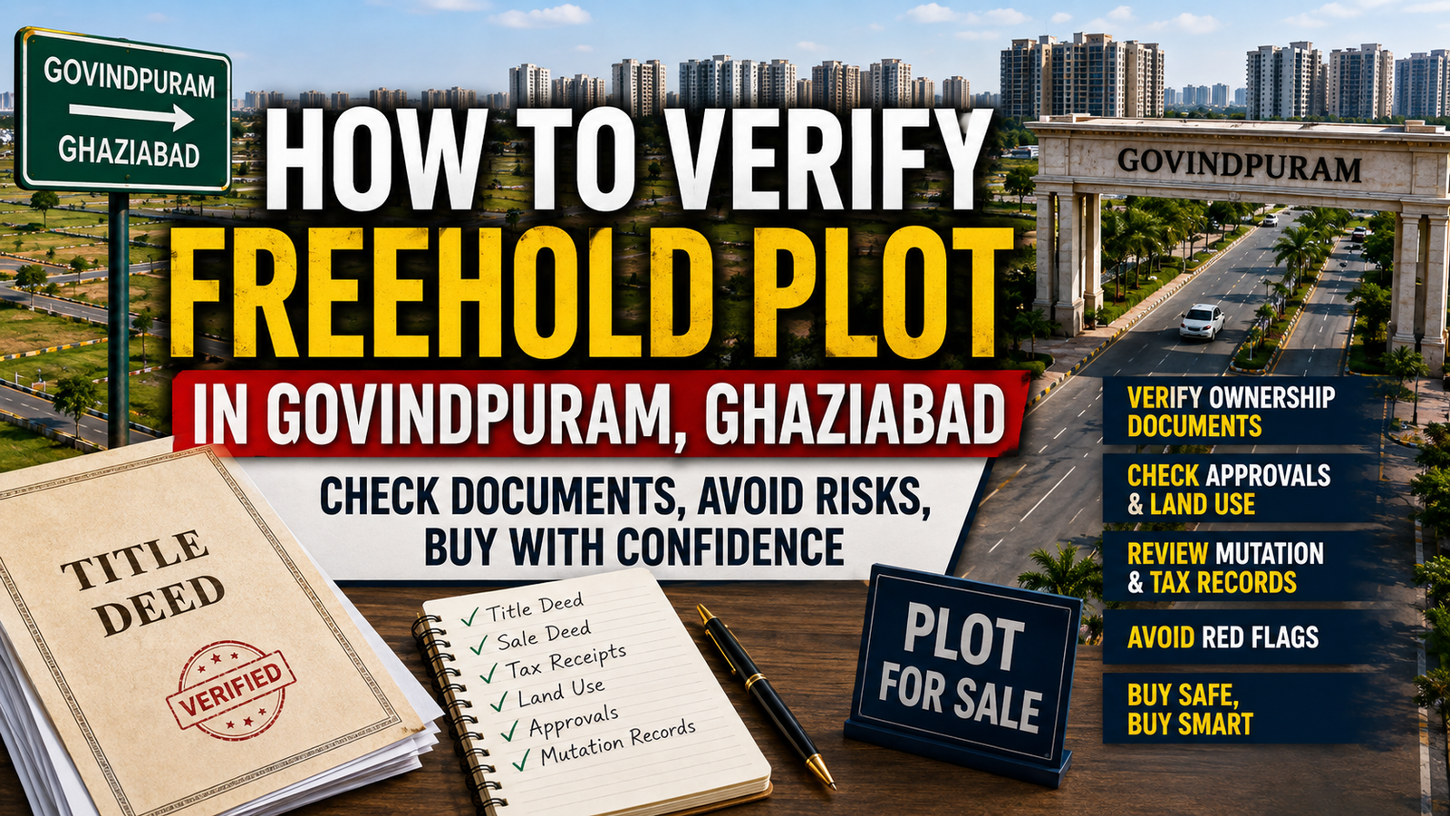 Freehold plots in Govindpuram, Ghaziabad