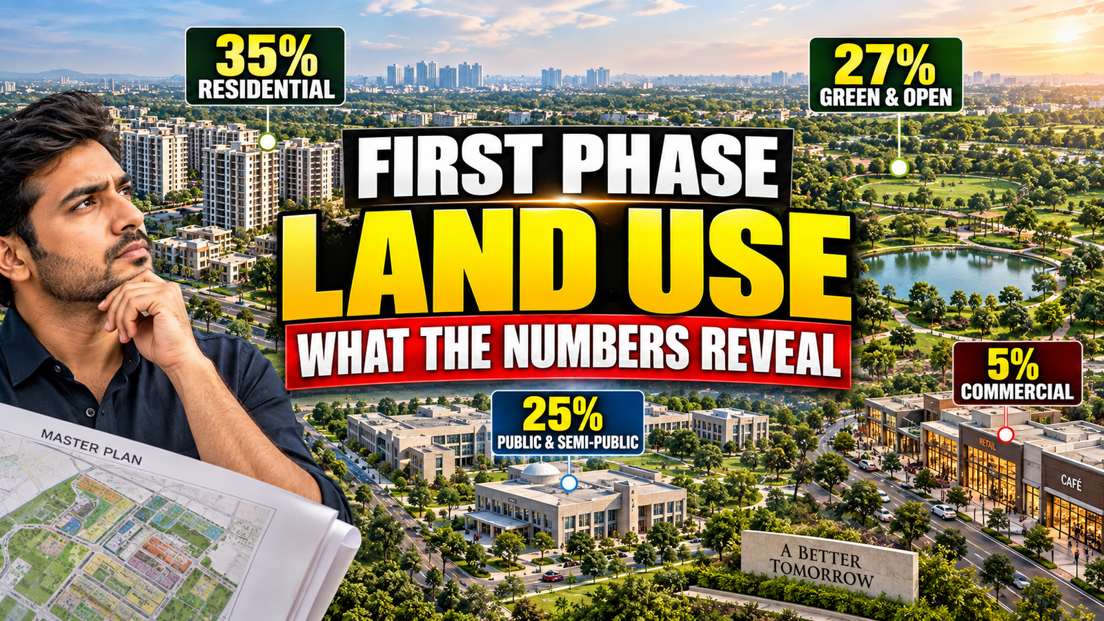 First Phase Land Use Distribution: What the Numbers Reveal About the Planning Approach